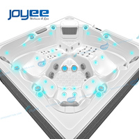Jacuzzi de Hidromasaje JOYEE, Fabricante de Spas, OEM China, Superventas, Mejor Diseño, Mejor Calidad, Hidroterapia para Jardín Exterior