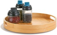 Einfache 360 Grad rotierende Tablett Bambus Restaurant Home Küche Tischplatte Runde Lazy Susan Esstisch Serving Plattenspieler