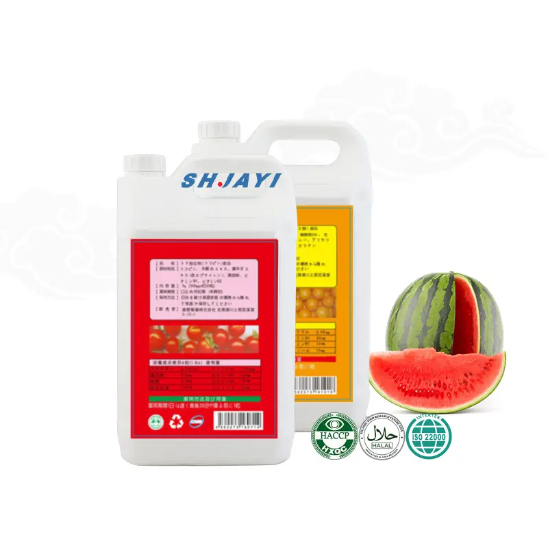 Made in China Beverage Base 50 Times Concentrated Fruit Syrup Watermelon Flavor Juice Soft Drinks Formula