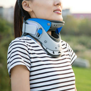 의학 목 견인기 자궁 경관 척추 머리 개정 지원 조정 팽창식 목 고리 - Product Image 3