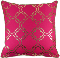 Feuille d'or métallique Marocaine Housse De Coussin 43x43 cm tenir oreiller Canapé coussin Chaud estampage taie d'oreiller