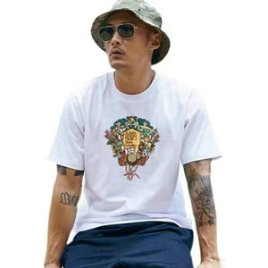 1.95 Đô La Fyx002 Bán Buôn Kích Thước XL-3XL Cotton Ngắn Tay Áo Crew Cổ Mềm In Chấ<span class=keywords><strong>t</strong></span> Lượng Cao Người Đàn Ông <span class=keywords><strong>T</strong></span> Áo Sơ Mi Với Nhiều Màu Sắc - Product Image 6