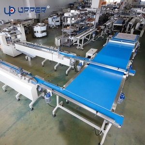 Ligne d'emballage alimentaire électrique automatique brevetée CE ISO UPPER pour les barres de bonbons et de chocolat Système d'emballage d'alimentation par oreiller en plastique - Product Image 5