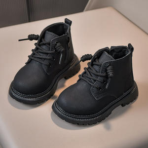 Bottes Martin pour enfants automne-hiver 2025, nouvelles, décontractées, semelle souple, mi-longues, semelle en caoutchouc, imperméables, pour filles et garçons, petites tailles - Product Image 5