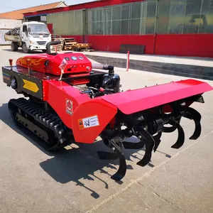 Maquinaria agrícola Tractor de granja con orugas Diesel Rotary Tiller Mini Tractor Equipo Agricultura Cultivadores para la venta