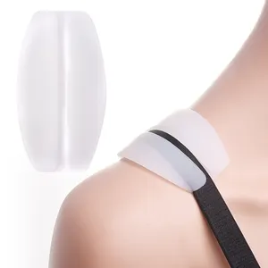 Breathable Nude Thin Medical Silicone Bra Strap Cushions Holder Reusable Women's Soft Non-Slip Shoulder Protectors Pads