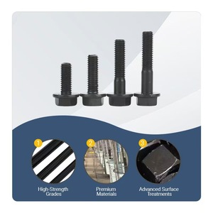 Nhà máy cung cấp trực tiếp mạ kẽm Hex mặt bích bu lông chống ăn mòn cao cấp 10.9 mặt bích bu lông tùy chỉnh Fastener bu lông - Product Image 6