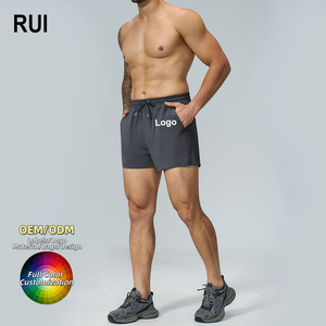 กางเกงขาสั้นกีฬา RUIQUWIN 2026 รุ่นซัมเมอร์ แห้งเร็ว ระบายอากาศได้ดี สำหรับผู้ชาย แบบสองชั้น เนื้อผ้านุ่มสบายผิว เหมาะสำหรับออกกำลังกาย วิ่ง และฝึกซ้อม - Product Image 1