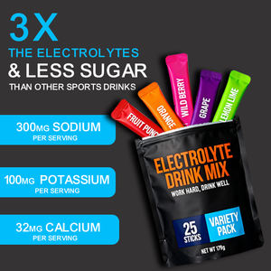 הידרציה אלקטרוליטים אבקת ויטמינים לשתות עבור חאנגבר & התייבשות הקלה, תוספת לחות מהירה מים תוסף בריא - Product Image 3