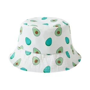 Bob à motif Sublimation coloré 100 Polyester, chapeaux unisexe pour filles