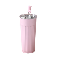 Meilleures ventes - Tasse thermique isolée sous vide en acier inoxydable, design portable de style américain, grande capacité, écologique