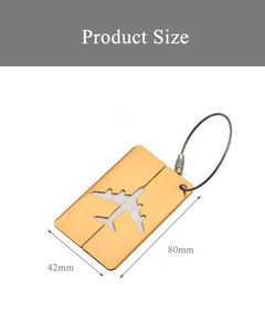 ป้ายชื่อกระเป๋าเดินทางอะลูมิเนียมสำหรับกระเป๋าเดินทาง ขายส่งปี 2023 - Product Image 2