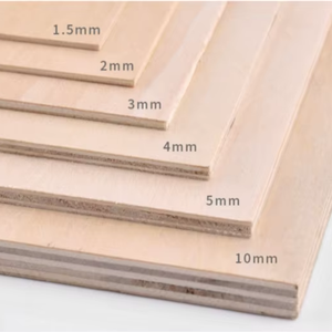 Chine fournisseur en gros contreplaqué de tilleul 2mm 3mm 4mm 5mm feuilles de tilleul pour découpé au laser bricolage modèle artisanat Puzzle jouets - Product Image 1