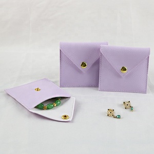 Luxury Custom Logo Printed Velvet Suede Flap Jewelry <b>Envelope</b> Pouches Microfiber Jewelry Packaging Display Pouch <b>Gift</b> Bag - Product Image 3