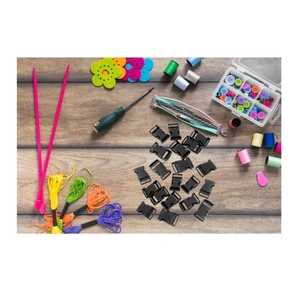 30 fibbie a sgancio rapido in plastica POM nera da 25 mm, fibbie laterali regolabili per zaini, collari per cani, cinture - Product Image 5