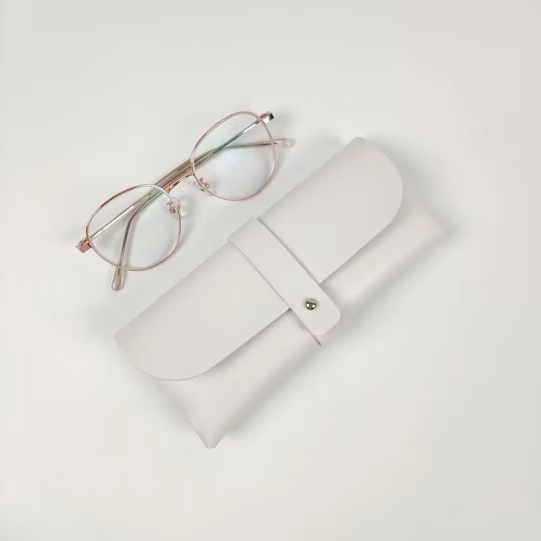 Lüks Modern Pu deri katlanabilir güneş gözlüğü paket ambalaj çanta Zip kilit kirpikler depolama Bagfor gözlük depolama