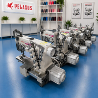 Machine à coudre plate à petit diamètre Pegasus W200-35 avec coupeur gauche CW600 W3600 W662PC W664 pour points de boutonnière et attache-boutons