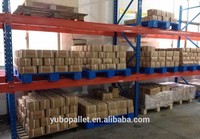 Paletas Recicladas de Material PE de Una Cara y Entrada de 4 Vías a Precio Económico, Carga Dinámica de 0.5t, Peso de 18.5kg, 1300x1100x150mm