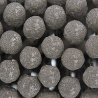 Brosse de polissage et d'affûtage flexible, diamètre de trou 41,3 mm, carbure de silicium, pour pièces usinées industrielles OEM, débavurage et média de sablage