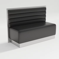 Ensemble de tables et de sièges de bar LED modernes en acier inoxydable pour hôtel, restaurant, KTV, bar, boîte de nuit