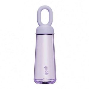 Petal-Shaped 500ml Reusable Water <b>Bottle</b> with Anti-Corrosion Coating and Straw Cap - Product Image 4