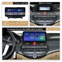 AIJIA Autoradio Android pour lecteur DVD, navigation multimédia, vidéo, navigation BT, GPS, DSP pour Honda Accord-8TH 2008-2013