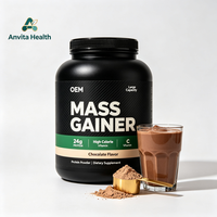 Poudre de protéines pour la prise de masse musculaire pour adultes OEM, gain de poids, vitamine C, soutien immunitaire, formule personnalisée