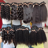 Extensiones de Cabello Camboyano 100% Virgen, Super Double Drawn, de 8 a 40 Pulgadas, Doble Trama a Máquina, Paquetes de Cabello Natural Crudo de Alta Calidad