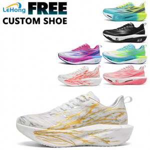 Chaussures de course de haute qualité, légères, en cuir véritable, à tige haute, sportives, de créateur, en mesh, pour marathon, longue course, hommes et femmes - Product Image 1