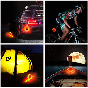 Fari a LED lungo le strade auto che eseguono luci lampeggianti stradali sicurezza avvisa il traffico di emergenza per camion di biciclette - Product Image 6