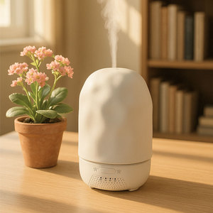 High Quality 150ml <strong>Cool</strong> <strong>Mist</strong> Essential Oil <strong>Diffusers</strong> Home Ultrasonic Colorful Lights Timing Ceramic Aromatherapy <strong>Diffuser</strong> - Product Image 6