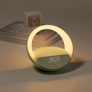 Kuangxiang Tốt Nhất Người Bán Thiết Bị Điện Tử Tiện Ích Trong 2025 Mặt Trời Mọc Đồng Hồ Báo Thức Không Dây Sạc Loa Với Đèn Và Âm Thanh Tự Nhiên - Product Image 6
