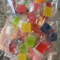 Groothandelsprijs Hoge Kwaliteit Private Label Oem Diverse Vruchten Smaak Jelly Candy Kubussen Mango Aardbei Fruit Zacht Snoep