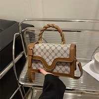 Sacs à bandoulière pour femmes en gros directement de l'usine, sacs fourre-tout décontractés à imprimé pour femmes, nouvelle tendance de la mode, petit sac carré décontracté pour femmes