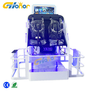 2 CHỖ NGỒI roller coaster 360 VR <span class=keywords><strong>3D</strong></span> roller coaster Simulator juego de realidad ảo VR trò chơi máy Thiết bị giải trí - Product Image 1