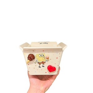 Bol en céramique Bob l'éponge et Patrick 5080, design cartoon pour enfants, pour le stockage des aliments, cadeau - Product Image 4