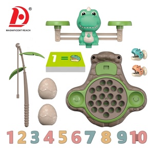 HUADA-Dinosaure <span class=keywords><strong>de</strong></span> dessin animé éducatif multifonctionnel intéressant, jouet à piles, jeux <span class=keywords><strong>de</strong></span> table <span class=keywords><strong>de</strong></span> <span class=keywords><strong>pêche</strong></span> avec échelle et <span class=keywords><strong>carte</strong></span>, <span class=keywords><strong>2023</strong></span> - Product Image 4