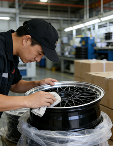 ล้ออัลลอยด์อะลูมิเนียมใหม่ขนาด 18x8.0 นิ้ว ลายหลายก้าน สีดำขอบขัดเงา ใช้ได้กับรถทั่วไป รับประกัน 3 ปี - Product Image 5
