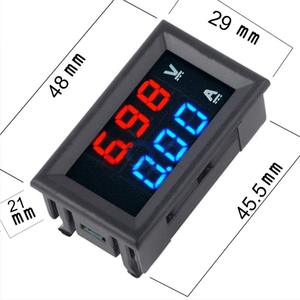 Led Digitale Voltmeter Amperemeter 100V 10V Dual Digitale Display Volt Meter Gauge Current Monitor Tester Voor Auto - Product Image 2