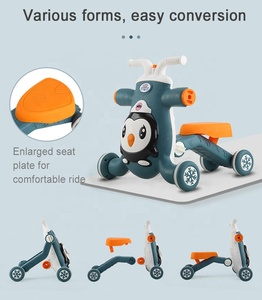 Puorigin Learning Baby Walker con struttura in plastica per bambini Twist Car Scooter Kick Scooter per movimento del piede - Product Image 4