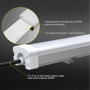 Luminaire LED Tri-proof IK10 résistant aux chocs 24V DC 20W, corps en aluminium anti-corrosion, étanche à la poussière IP65, 600mm, garantie 5 ans - Product Image 4