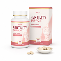 Comprimés de bien-être pour la fertilité des femmes professionnelles, OEM, marque privée, étiquette blanche, supplément de santé reproductive à base d'inositol, de vitex et de maca