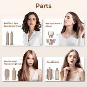 Ukliss 1400W 110 000 tr/min Multi-styler haute vitesse 8 en 1, sèche-cheveux professionnel, <span class=keywords><strong>brosse</strong></span> à air chaud, sèche-cheveux avec 200 millions d'ions négatifs - Product Image 4