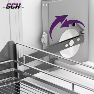 Treo Tường Tủ Điện Nâng Giỏ Kéo Xuống Dây Giỏ Thang Máy Lưu Trữ Giỏ Cho Tủ Bếp - Product Image 5