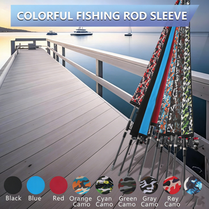 Housse de protection portable en néoprène anti-UV pour canne à pêche, résistante aux perforations, pour le rangement et la pêche à la traîne - Product Image 4