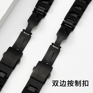 Convient aux accessoires de bracelet de montre en plastique noir et acier <span class=keywords><strong>Casio</strong></span> DW6900/DW9600/GW-<span class=keywords><strong>M5610</strong></span>/DW5600 - Product Image 3