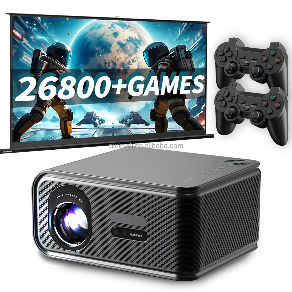 600 ANSI Lumen portable projector 4k smart home video led android projector