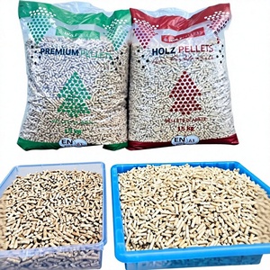 Granulés de bois ENplus A1 6 mm, sacs plastiques de 15 kg, 100 % bois de sapin/hêtre - Product Image 1