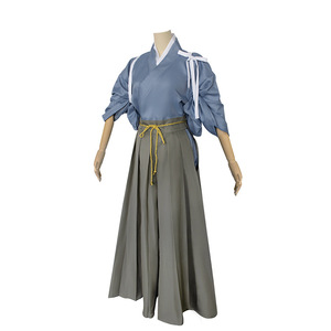 <span class=keywords><strong>Kamisato</strong></span> <span class=keywords><strong>Ayato</strong></span> Unisex adultos y niños Kendo traje Anime Cosplay disfraz con pantalones y pantalones cortos para fiesta de Halloween uniforme de actuación - Product Image 2