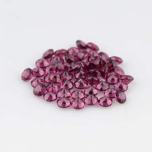 YASHEE Granate Rodolita Natural 2x2 mm Corte Brillante Redondo Piedra Calibrada para Joyería Gema Rosa - Product Image 2